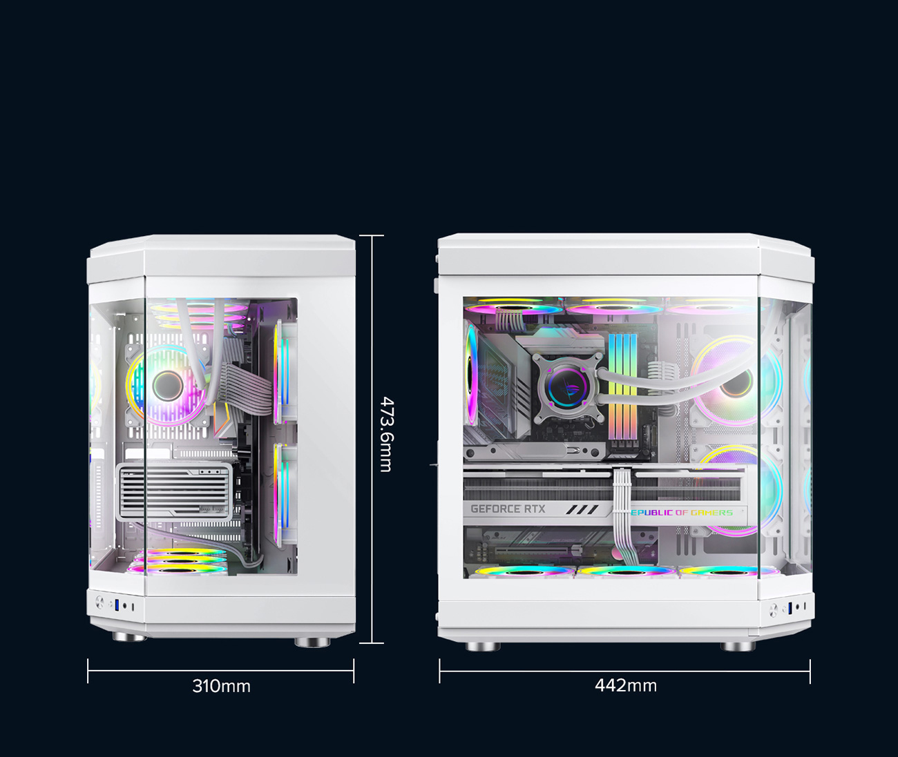 GAMEMAX HYPE Premium ATX Mid-Tower PC case